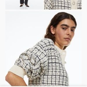 H&M jacquard cardigan